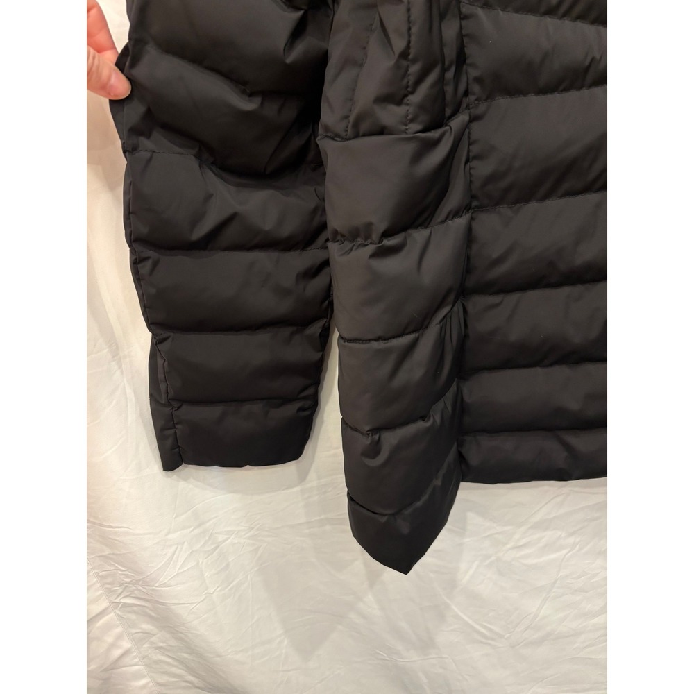 32 Degrees Heat Puffer Jacket XXL Womens Black Hooded Quilted Full Zip Long Line - Picture 7 of 9